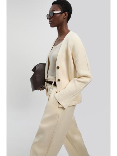 Cotton Knitted Button Cardigan