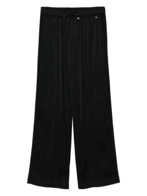 satin drawstring trousers