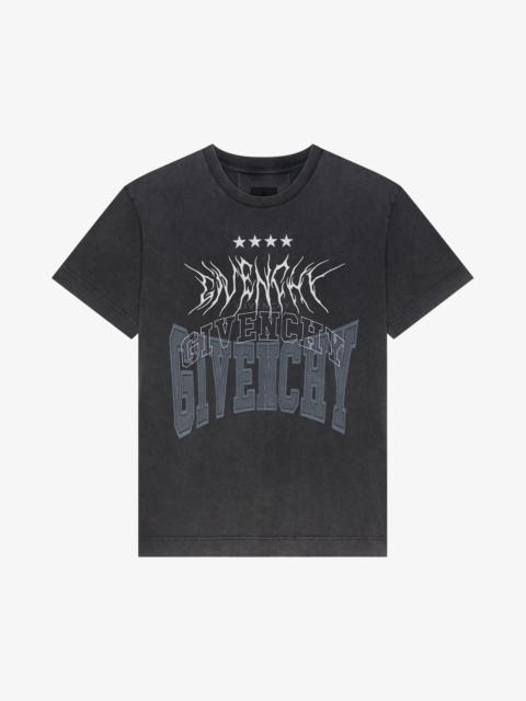 OVERSIZED T-SHIRT IN EMBROIDERED JERSEY