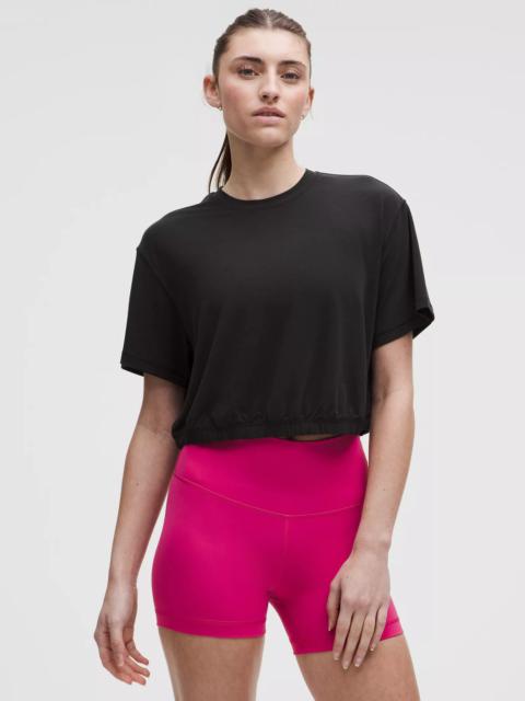 Jersey Training Elastic-Hem Short-Sleeve Shirt