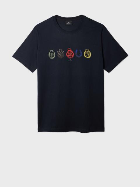 Navy 'Lucky Charm' Print T-Shirt
