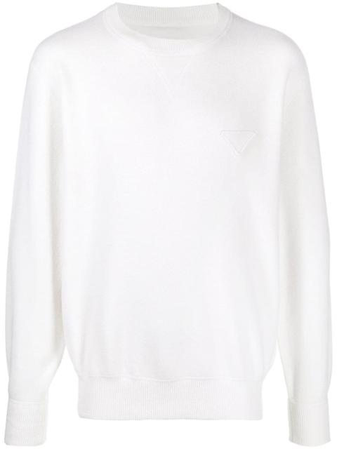 applique-logo sweatshirt