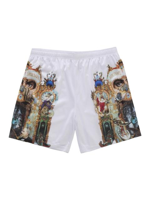 Supreme Michael Jackson Dangerous Mesh Short White