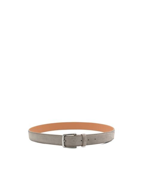 suede buckle belt
