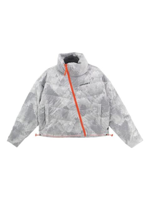 (WMNS) Converse Down Jacket 'White Grey' 10021988-A01