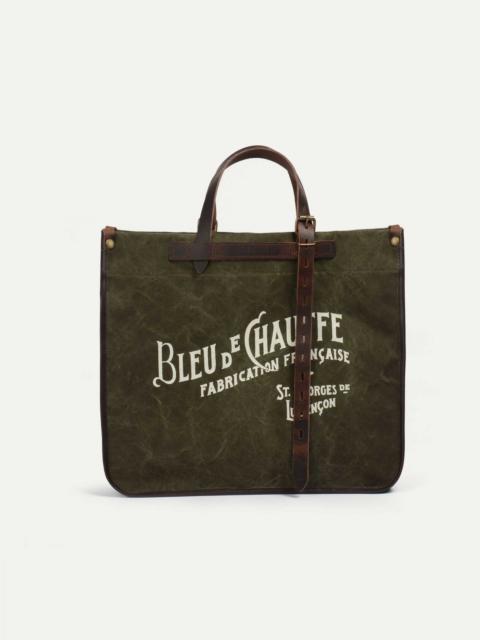 BAZAR TOTE BAG  -  DARK KHAKI STONEWASHED