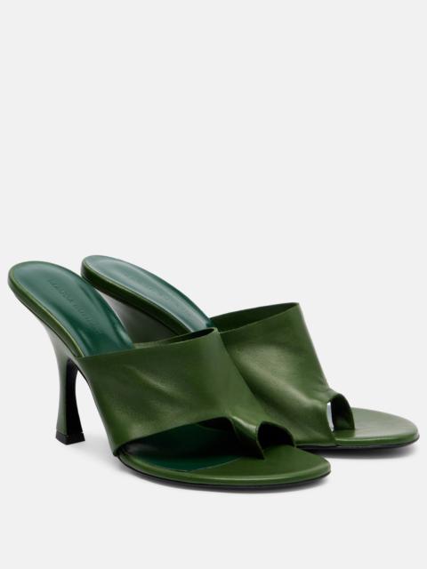 Leather thong sandals