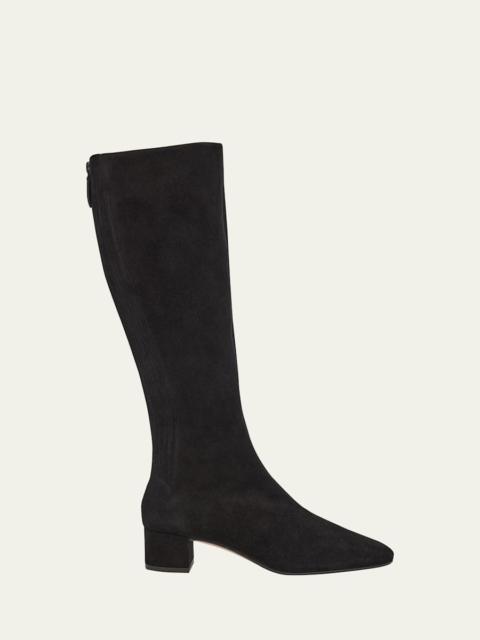 35mm Saint Honor Suede Knee-High Boots