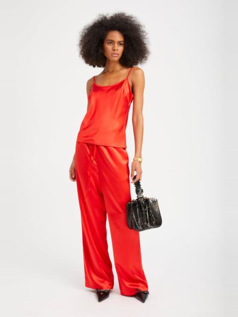 RED SILK KAUAI PANTS