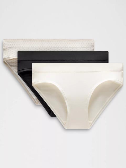 UnderEase Mid-Rise Bikini Underwear *3 Pack