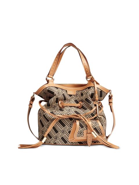 Premier Flirt geometric-pattern bucket bag
