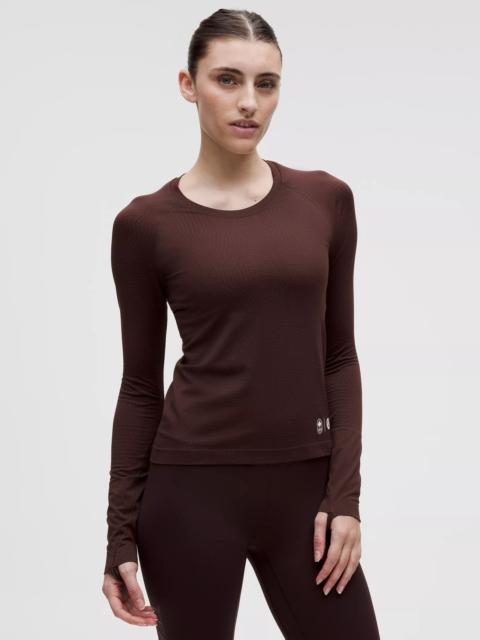 Team Canada Swiftly Tech Long-Sleeve Shirt 2.0 Waist Length *COC Logo