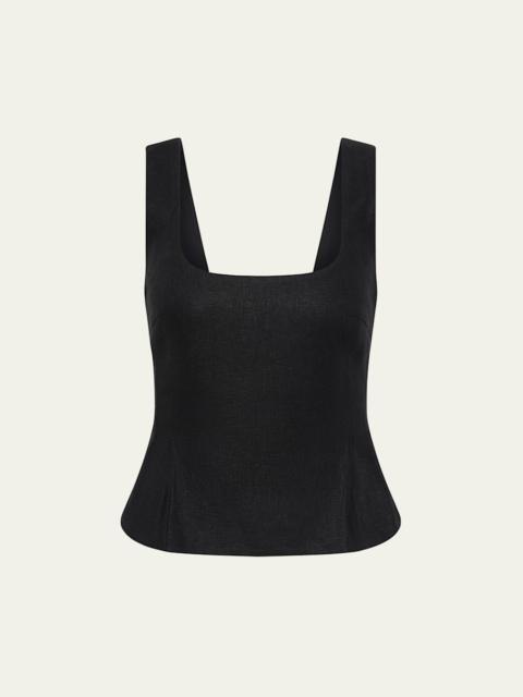Rosalie Linen Tank Top