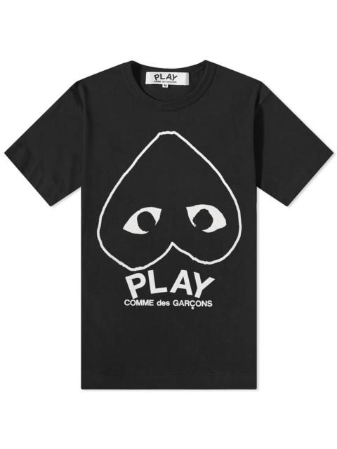 Comme des Garcons Play Inverted Heart Logo T-Shirt
