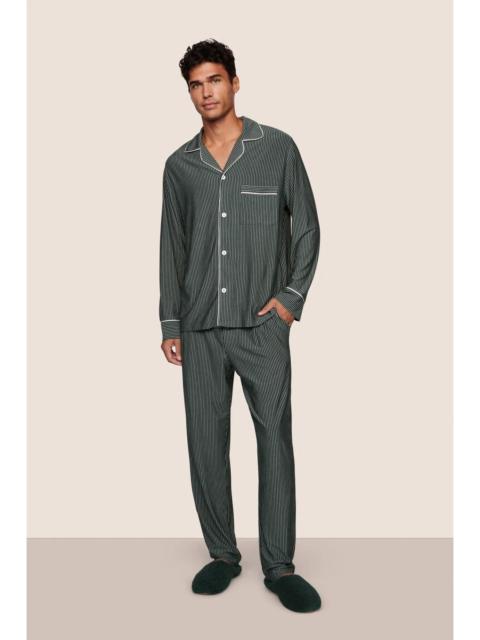 William Printed TENCEL™ Modal Long PJ Set