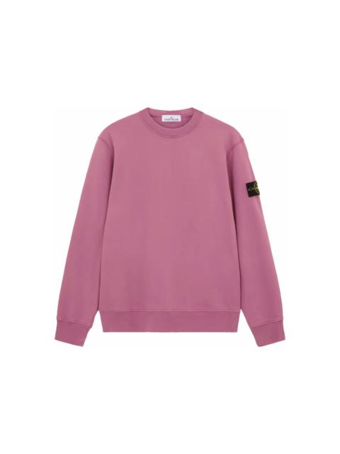 Stone Island Brushed Organic Cotton Crewneck Rose Quartz
