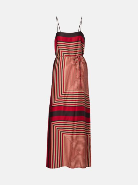 Svea printed maxi dress