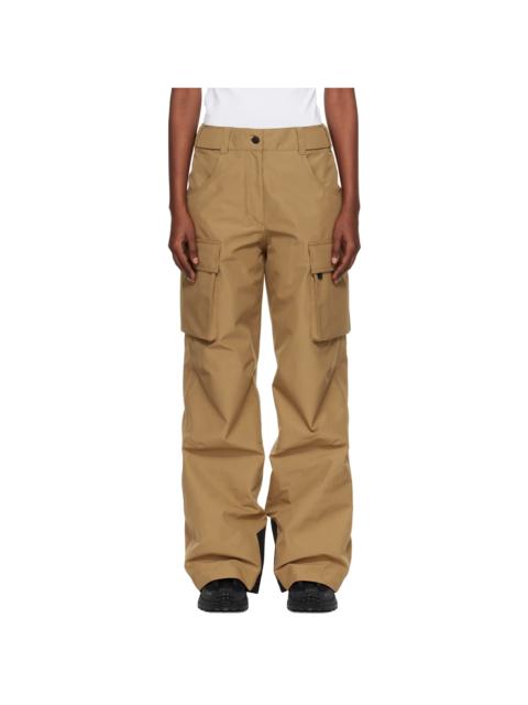 Tan Padded GORE-TEX Ski Pants