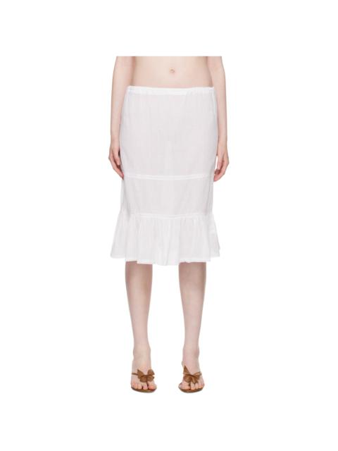 White Swan Midi Skirt