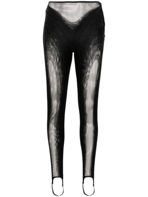 stirrup mesh leggings