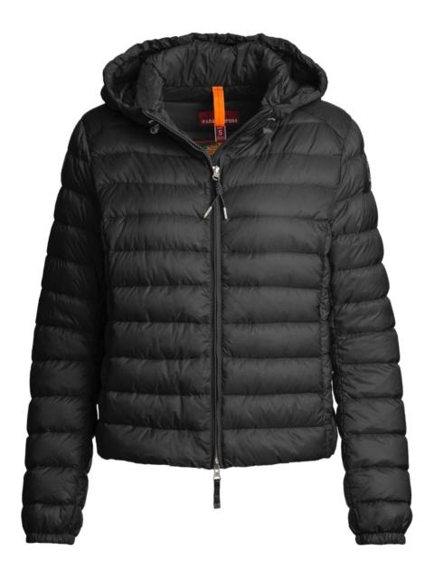 hooded quilted jacket