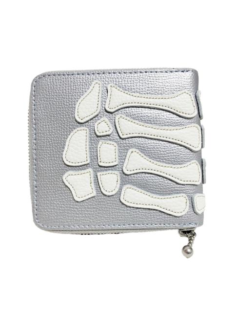 KAPITAL THUMB UP BONE BAND ZIP Wallet 'Silver'