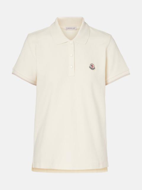 Logo cotton piqué polo shirt