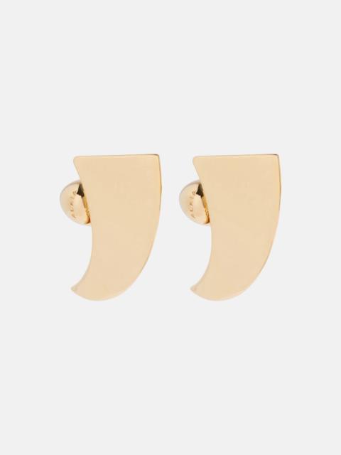 Logo earrings