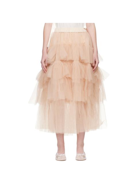 Pink Tutu Midi Skirt