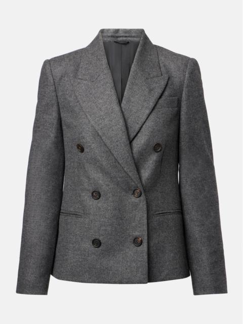 Wool and cashmere blazer