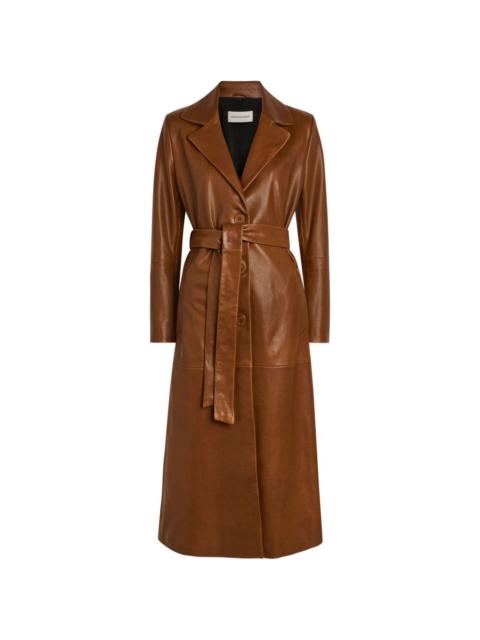 Scarlett button belted coat