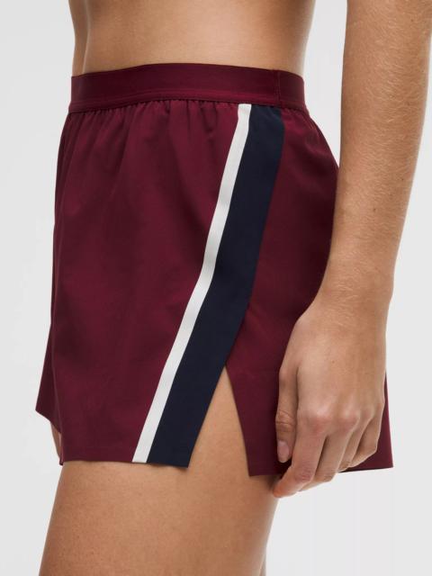 High-Rise Split Short 3" *Stripe