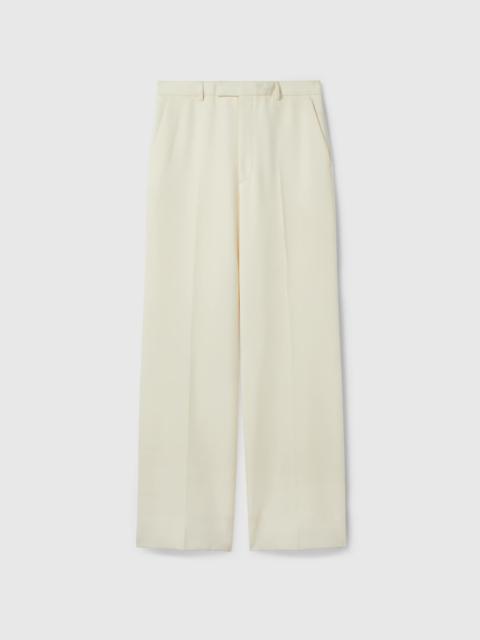 Silk twill pant