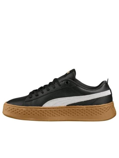 (WMNS) PUMA Smash Platform Core Black 366487-03