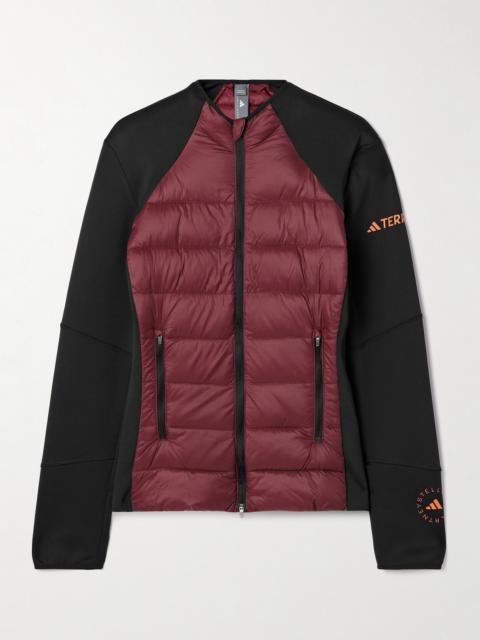 + Terrex Truenature Quilted Recycled-shell And Tech-jersey Jacket