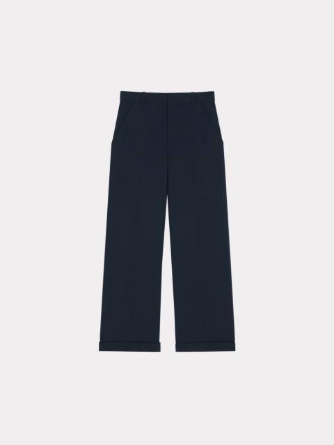 Wool suit trousers