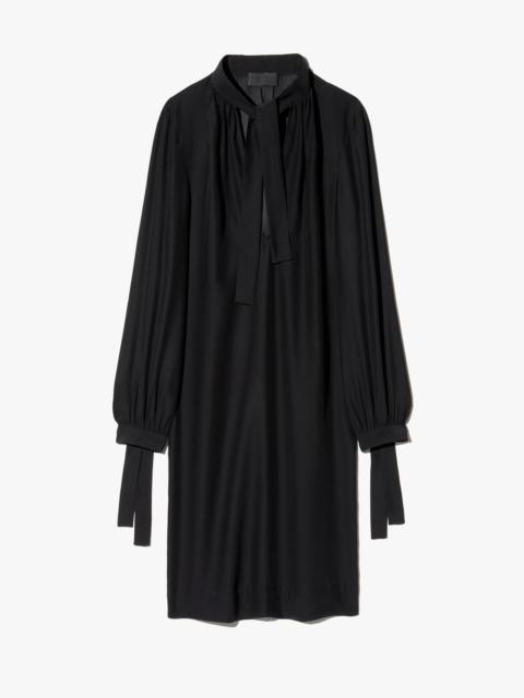 VADA TIE NECK SILK DRESS