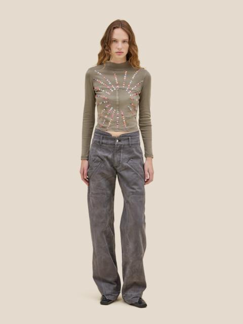 LAPPED BABY TURTLENECK