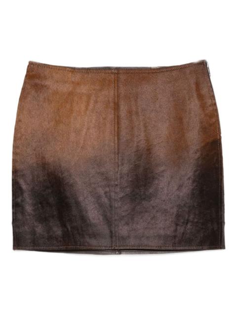 gradient-effect skirt