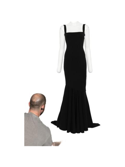 Lottie square-neck maxi dress