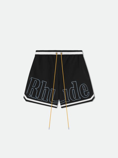 RHUDE BASKETBALL SWIM TRUNKS