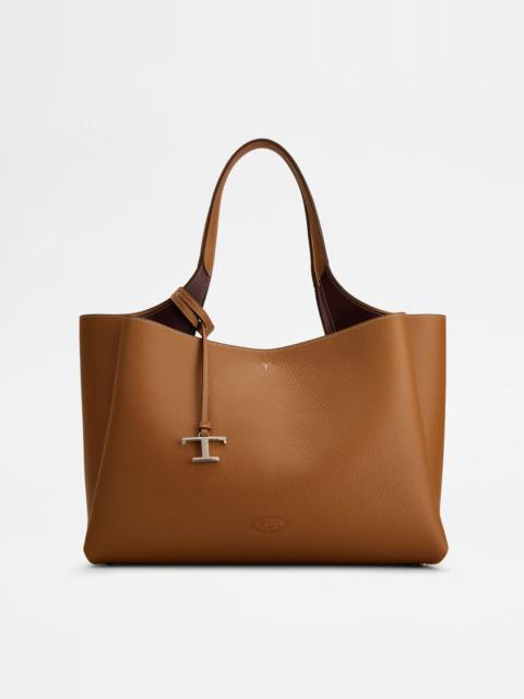 TOD'S BAG IN LEATHER MEDIUM - BROWN
