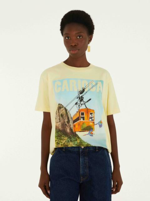 Bondinho Landscape Carioca Organic Cotton Relaxed T-Shirt