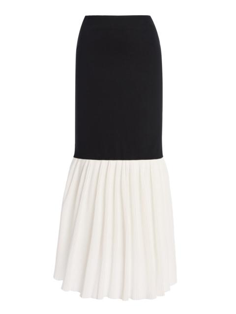 Jersey Peplum Skirt black/white