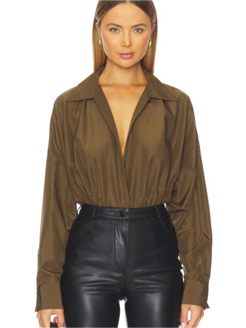 x REVOLVE Super Oversized Boyfriend Shirt Bodysuit