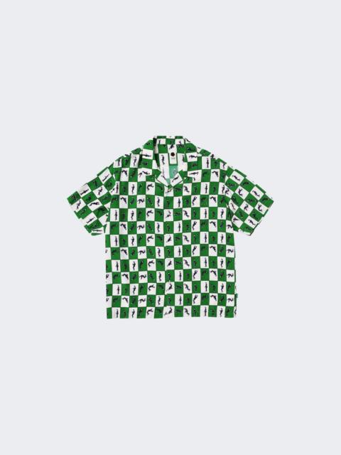 Short Sleeve Elvis Shirt Green