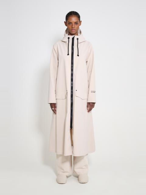Mosebacke Long Patch Raincoat Light Sand