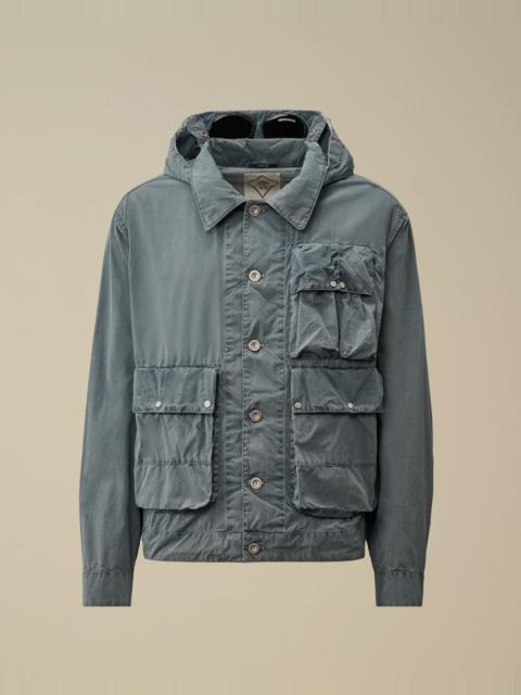 50 Fili Indigo Bleached Goggle Jacket