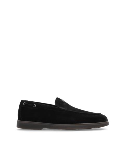 suede loafers