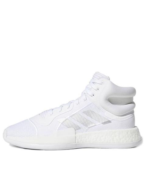 adidas Marquee Boost Vintage basketball shoes 'Silver White' EF9817